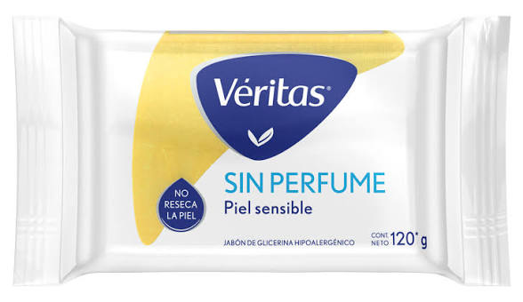 JABON DE TOC VERITAS 120g NEUTRO HIPOALERGENICO S/PERFUME